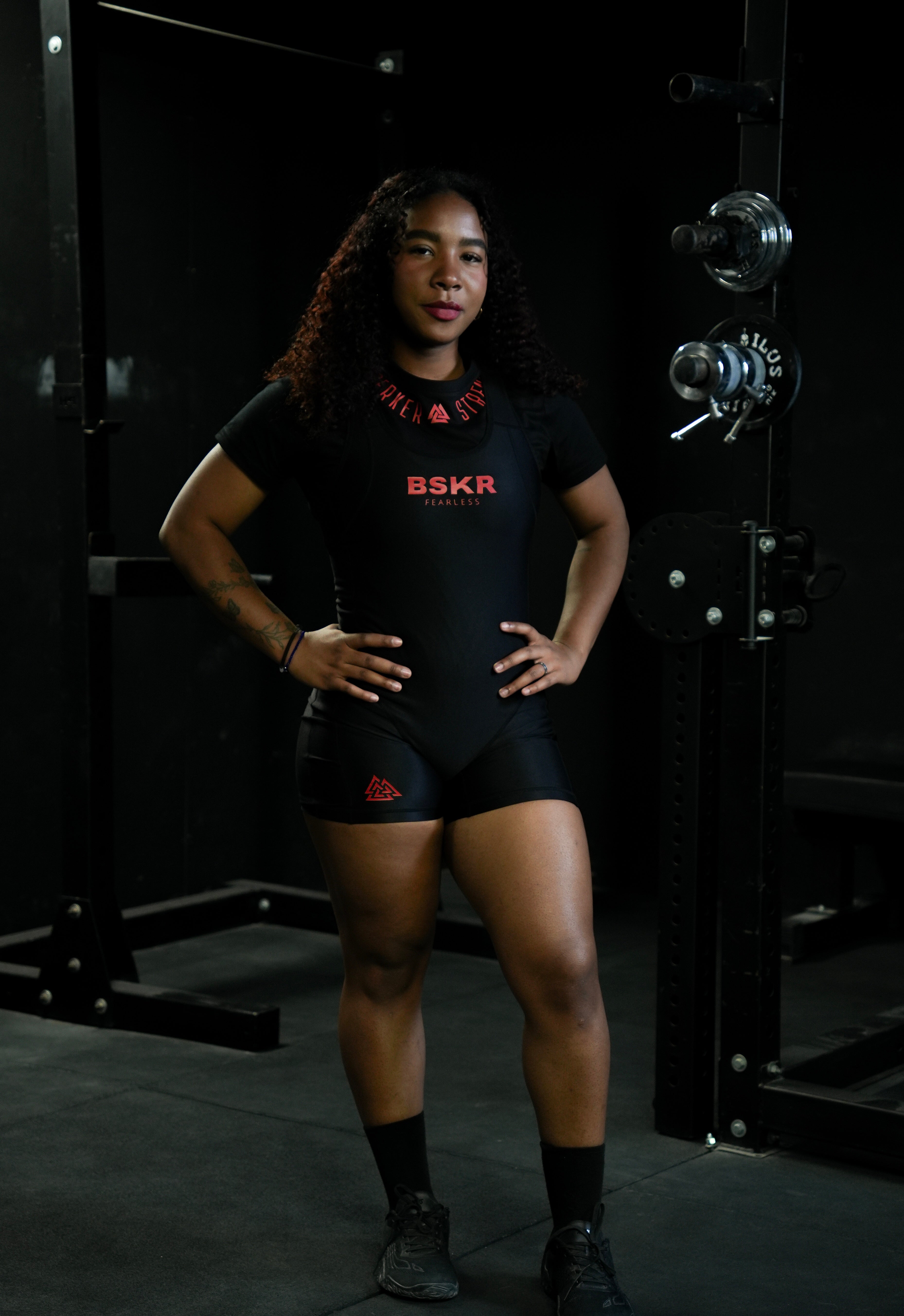 Singlet de Competencia Unisex - Fenrir's Battle Suit - RED EDITION