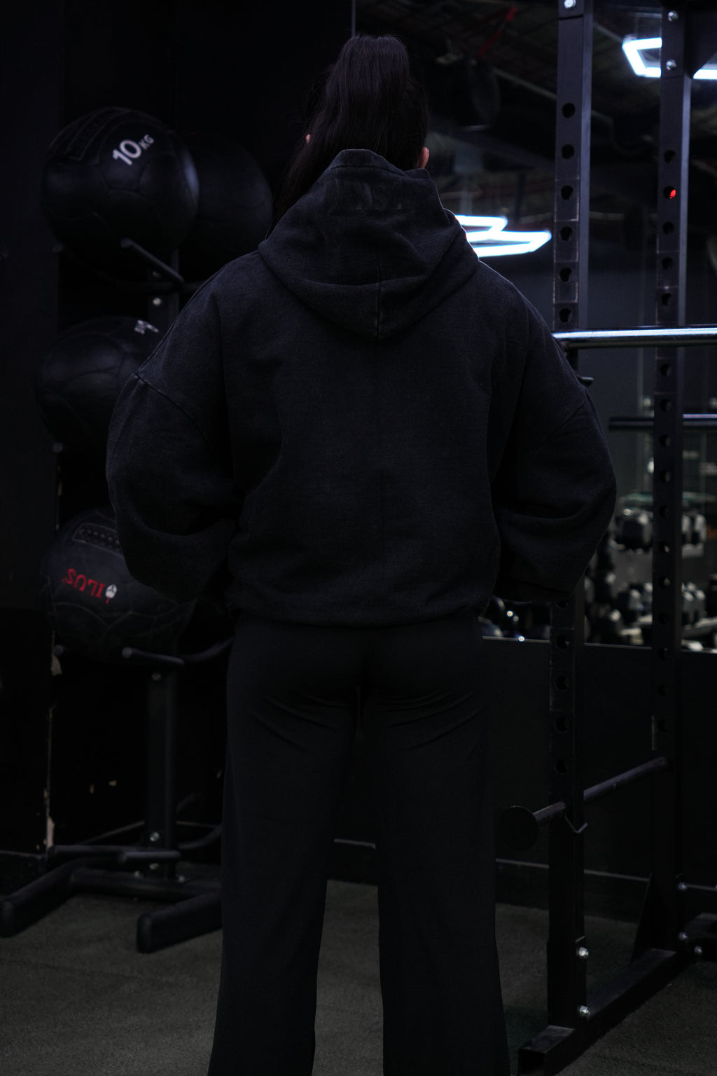 Hoodie Gravillado Boxy Fit- Unisex