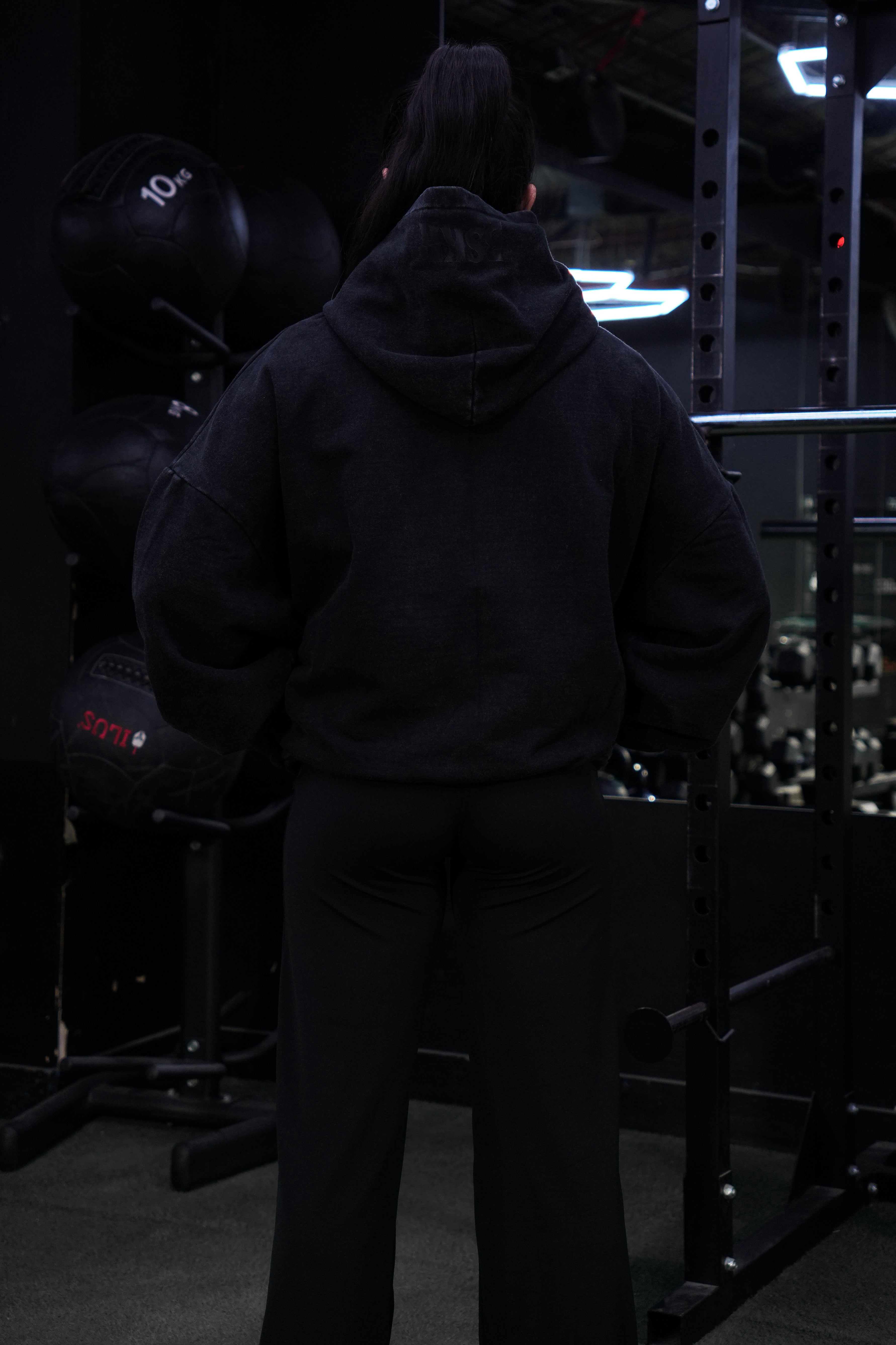 Hoodie Gravillado Boxy Fit- Unisex