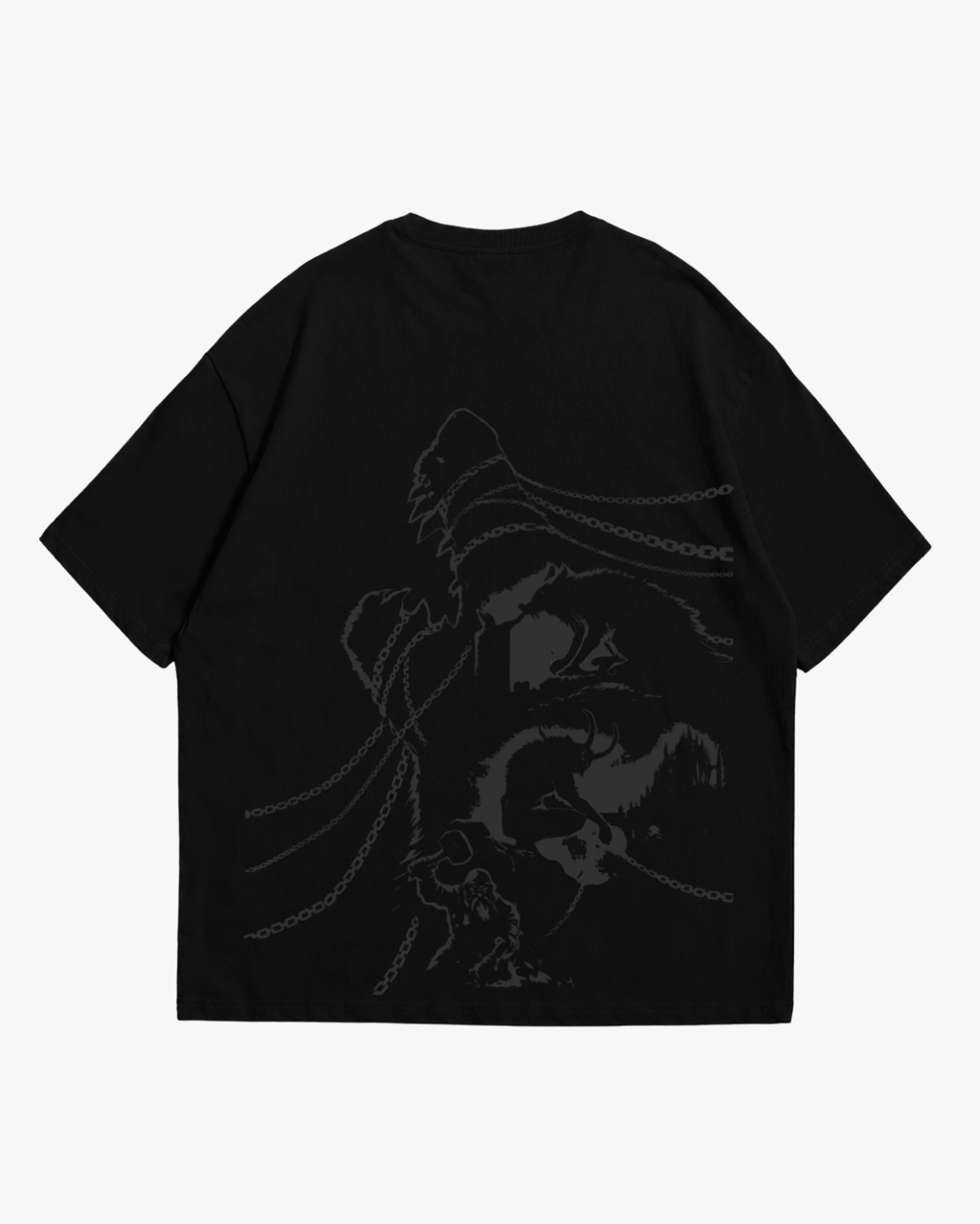 Polera Leyenda de Fenrir NEGRA