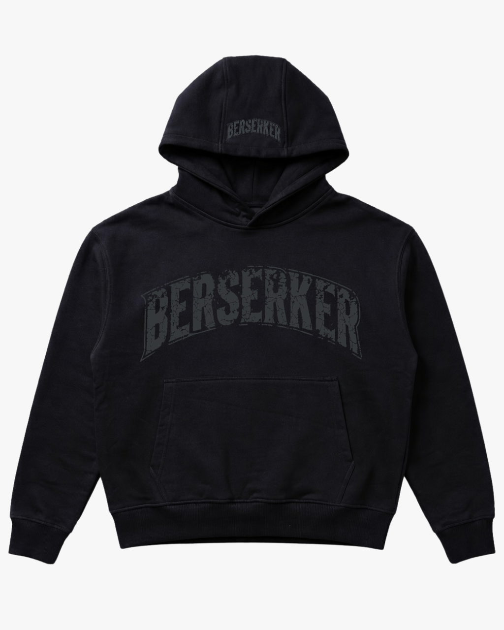 Hoodie boxy fit black
