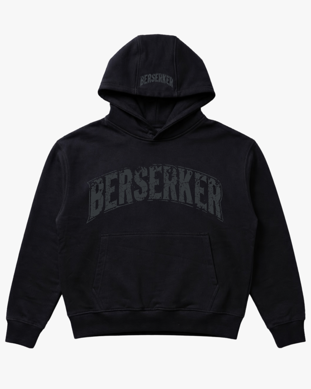 Hoodie boxy fit black