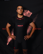 Singlet de Competencia Unisex - Fenrir's Battle Suit - RED EDITION