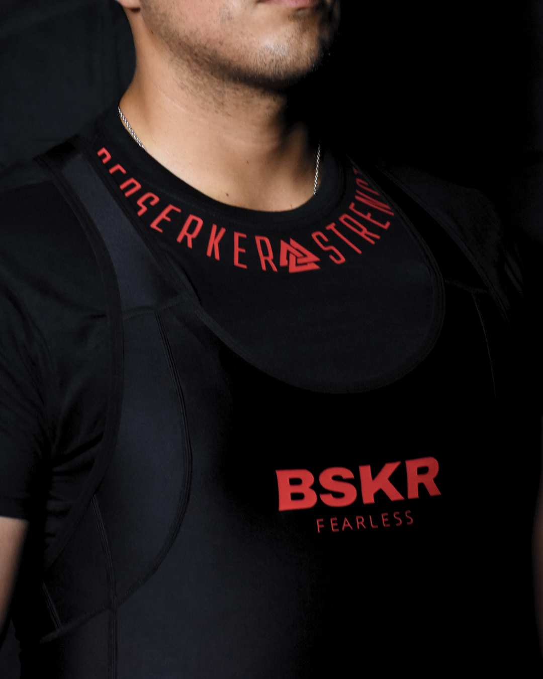 Singlet de Competencia Unisex - Fenrir's Battle Suit - RED EDITION