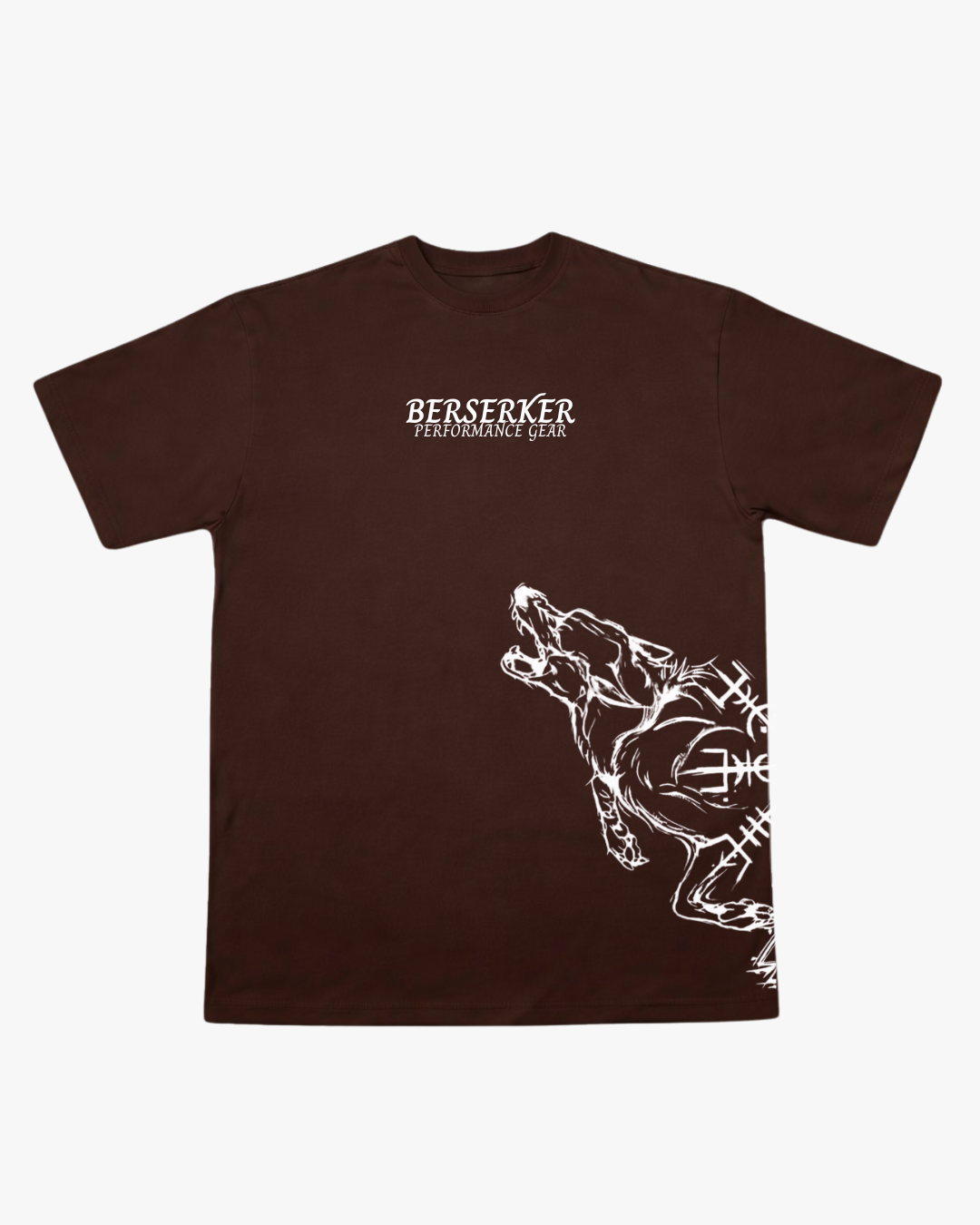 Polera Wolf Spirit CAFÉ