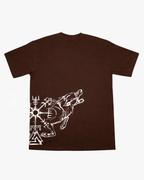 Polera Wolf Spirit CAFÉ