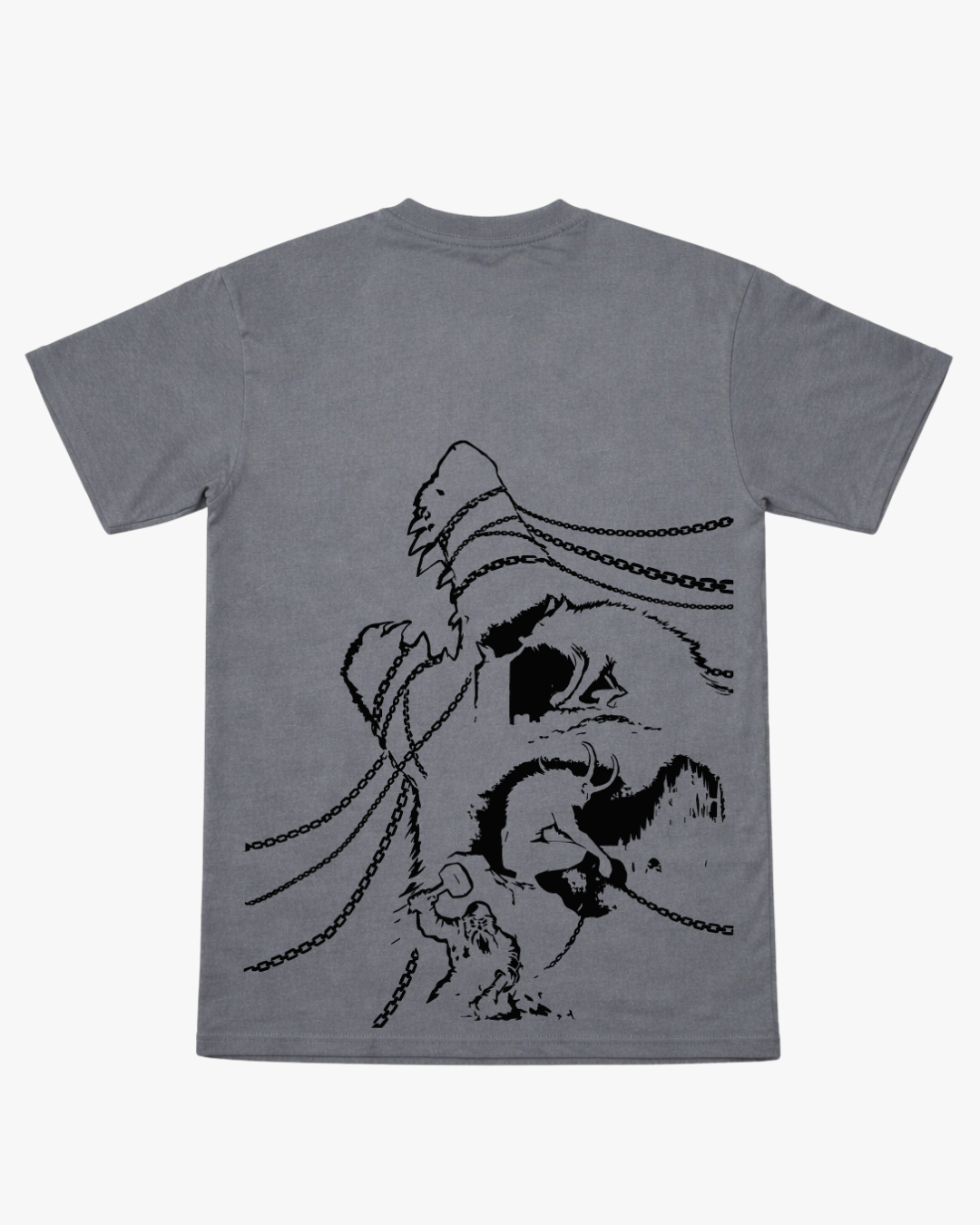 Polera Leyenda de Fenrir GRIS