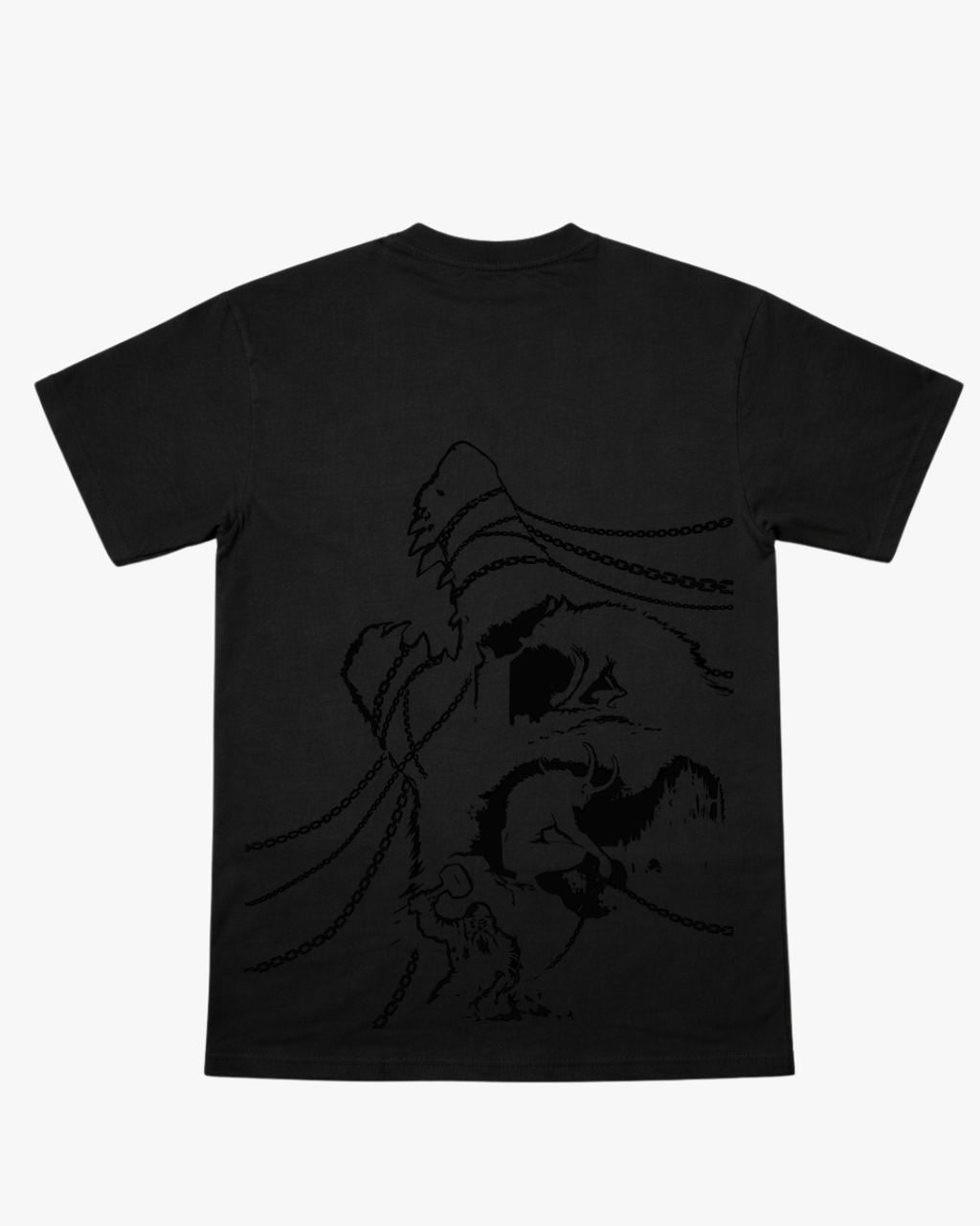 Polera Leyenda de Fenrir NEGRA