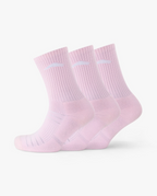 Pack de 3 Crew Socks Rosado - Avancus