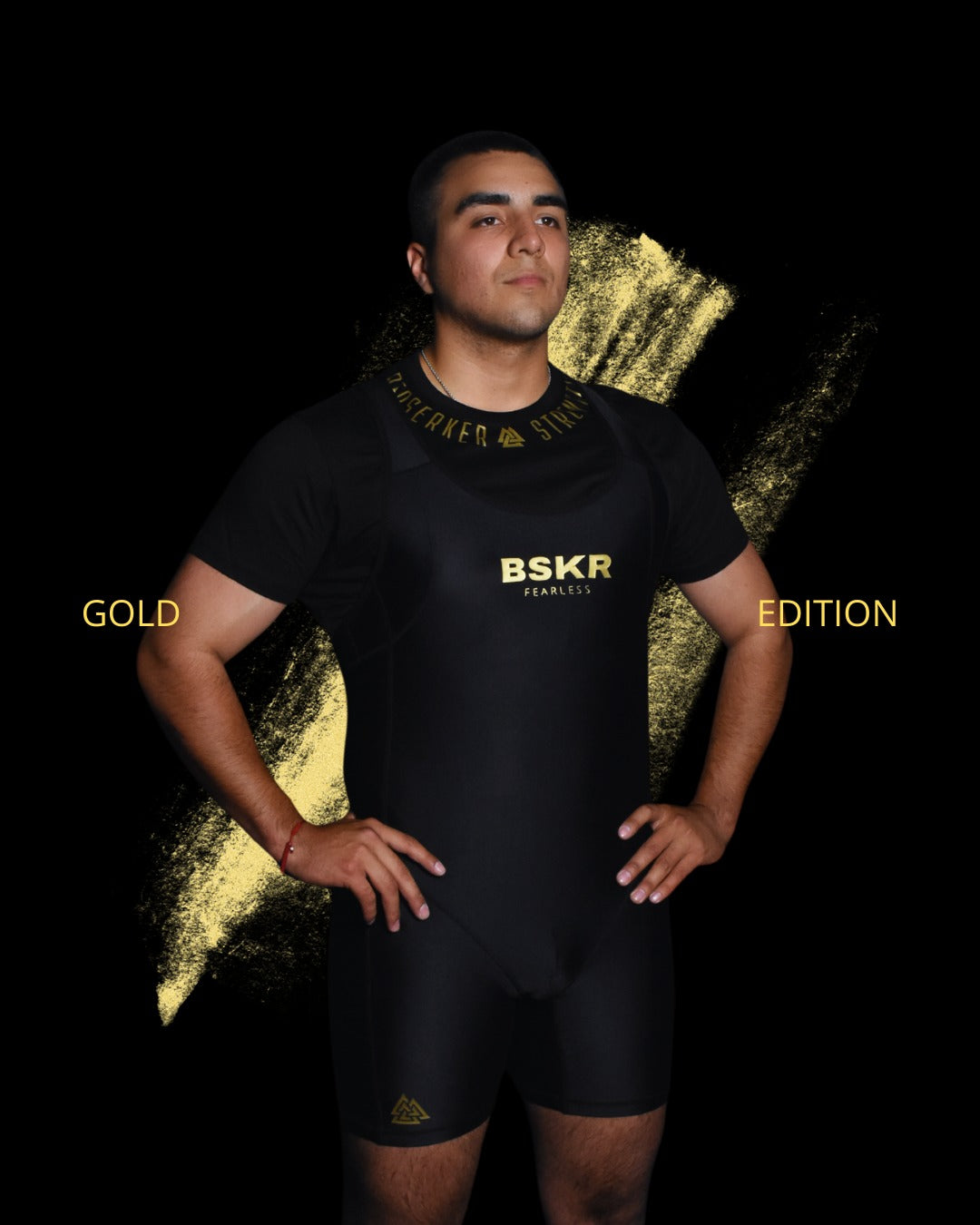 Singlet de Competencia Unisex - Fenrir's Battle Suit - GOLD EDITION